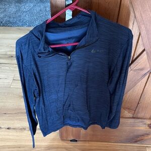 Nike Navy Dri-FIT Quarter-Zip Top